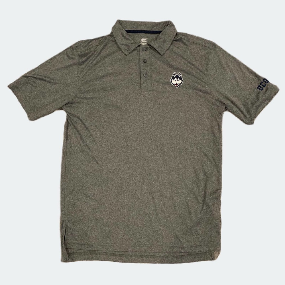 UConn Huskies NCAA x Colosseum Athletics Polo Shirt Men’s Size Medium